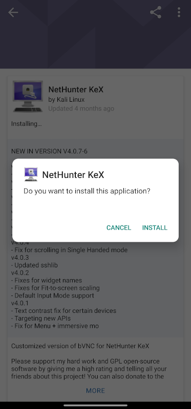 kali linux nethunter app download for android