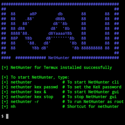 kali nethunter faild to create symbolic link termux